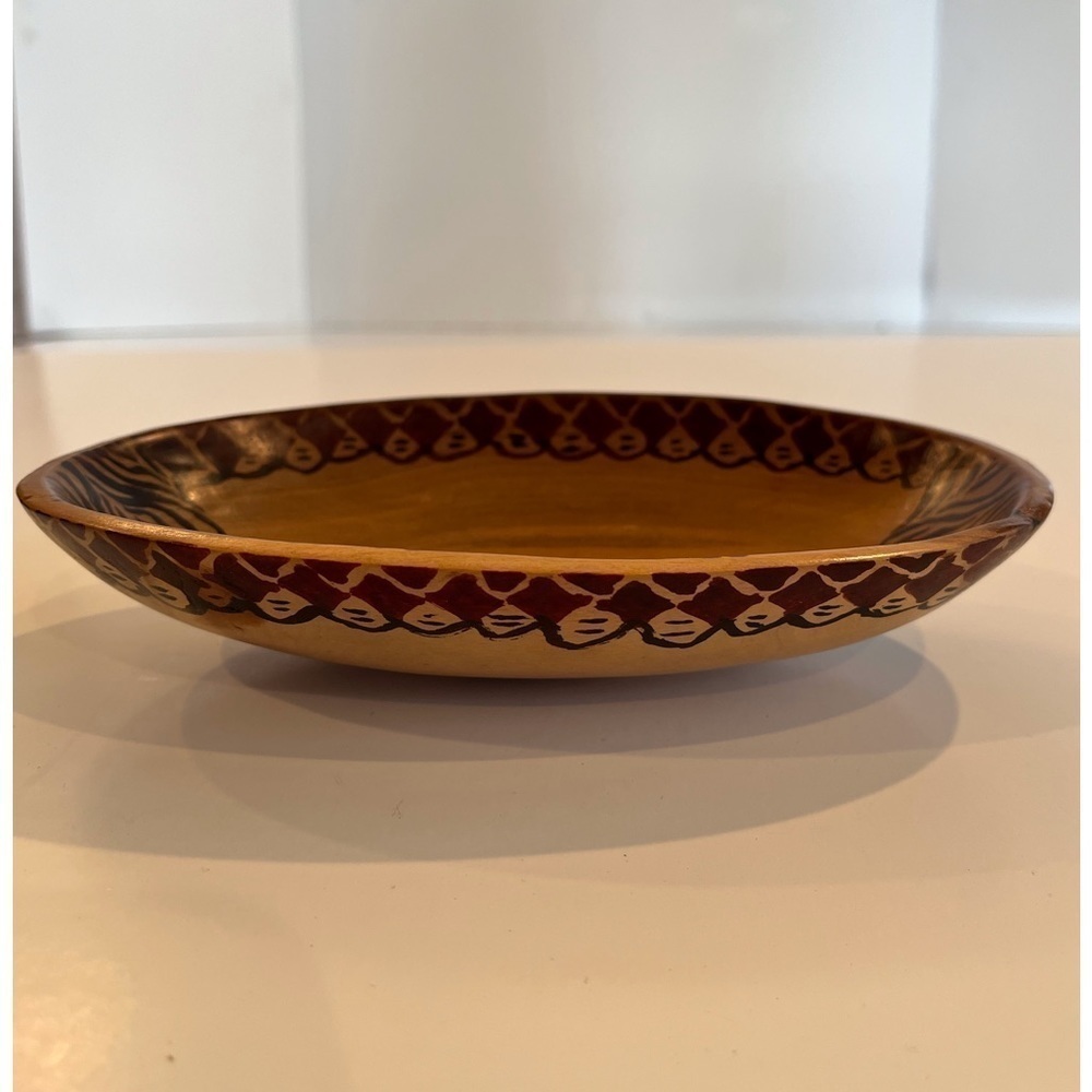 Small African Handmade Wooden Bowl